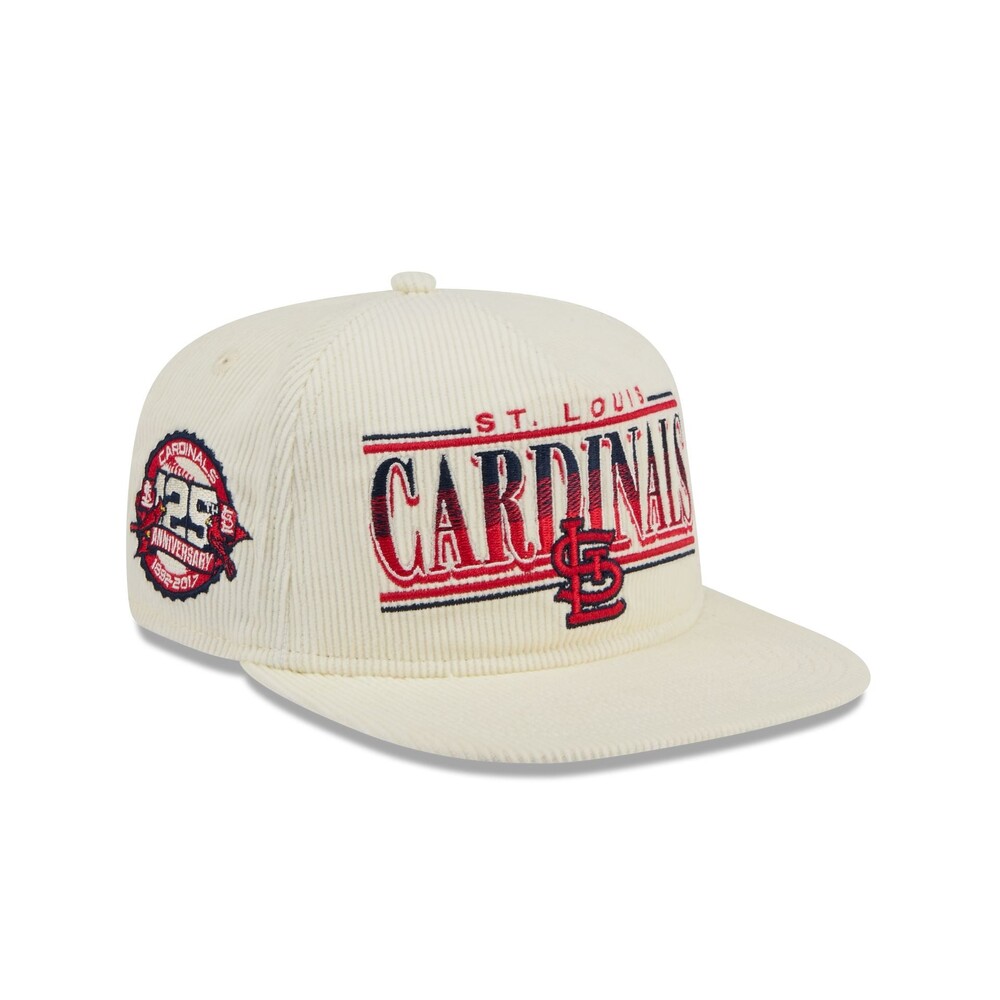 New Era St. Louis Cardinals Throwback Corduroy Golfer Hat - One Size
